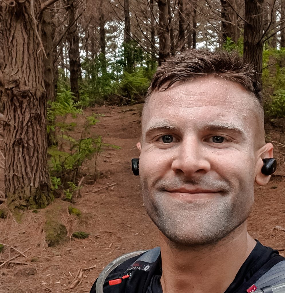 Jono Lester out running on New Zealand trails