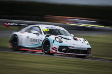 Jono Lester in the Aedifice Porsche 991 GT3 MR